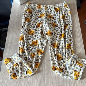 Disney Lion King Simba Pajama Pants Women’s M 8–10 Joggers